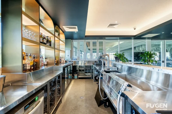 behind the new bar area at Worrigee sports club