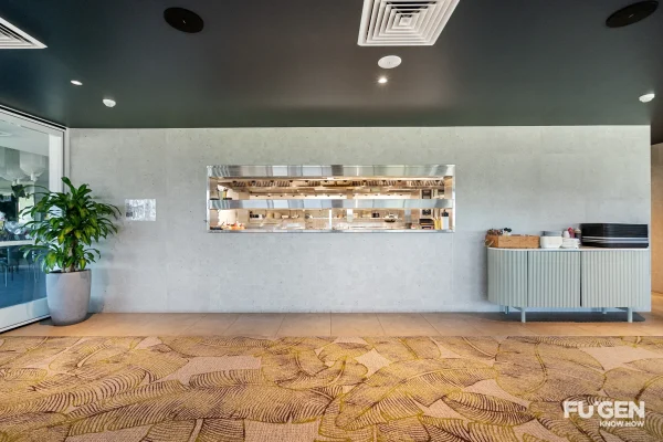 The new hatch looking into the kitchen at Worrigee sports club